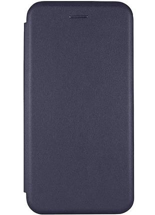 Чохол-книжка samsung galaxy a03s темно-синій штучна шкіра з функцією підставки 14,5х7,2 см (926978)