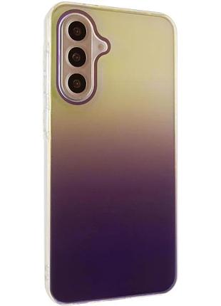 Чехол накладка для samsung galaxy a35 tpu + pc коричневий стійкий до подряпин 0,5 см (920286)