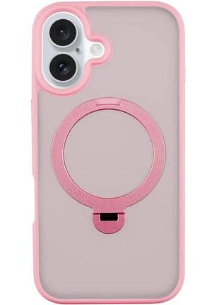 Чехол накладка ummi colorful magsafe tpu для apple iphone 16 6.1" розовый (922806)