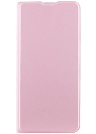 Чехол-книжка для oppo a17k с функцией подставки искусственная кожа розовый (916366)