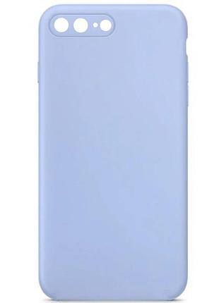 Чехол full camera для iphone 7 plus/8 plus силіконовий 5,5" голубий lilac blue (914019)