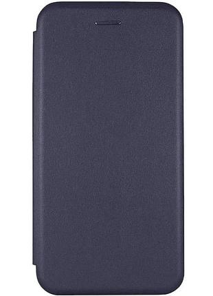 Чехол-книжка для samsung galaxy a20/a30 искусственная кожа темно-синий с подставкой 15х7х1 см (919024)
