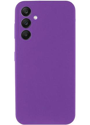 Чехол silicone cover full camera для samsung galaxy s25+ силиконовый фиолетовый (924800)