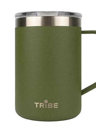 Термокружка tribe classic mug 500 мл пластик оливковый (884300)