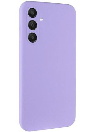 Чехол silicone cover full camera для samsung galaxy a56 5g силіконовий сиреневий (924583)