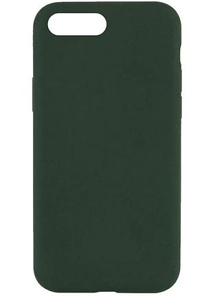 Чехол накладка для apple iphone 7 plus / 8 plus силіконовий матовий зелений cyprus green (930029)