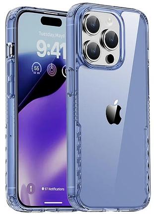 Чехол накладка для apple iphone 14 pro max tpu+pc синій 6.7" (912471)