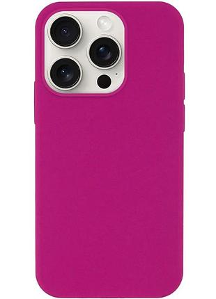 Чехол накладка для apple iphone 14 pro 6.1" силіконовий малиновий dragon fruit (916571)
