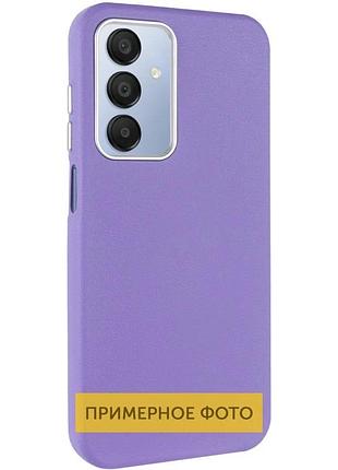 Чохол накладка для xiaomi redmi a3 tpu + штучна шкіра світло-фіолетовий (913590)