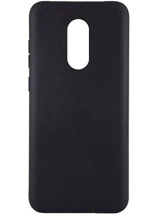 Чехол накладка для xiaomi redmi 5 plus / redmi note 5 tpu чорний анти-ударний 0,5 мм (918422)