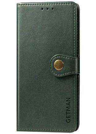 Чехол-книжка для xiaomi redmi note 9s/note 9 pro/note 9 pro max 360° искусственная кожа зелёный (918089)