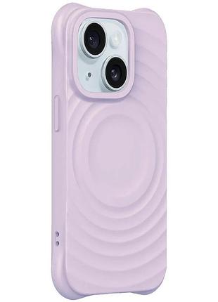 Чехол tpu orbit with magsafe для iphone 13/14 6.1" прозорий dasheen (916036)