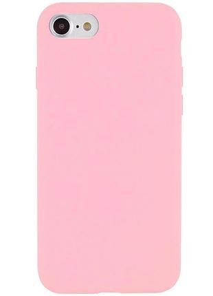 Чехол-накладка для apple iphone se (2020) / 7 / 8 силиконовый розовый 4.7" (924620)