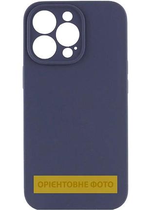 Чехол silk full camera protective для apple iphone 17 air силіконовий темно-синий (929818)
