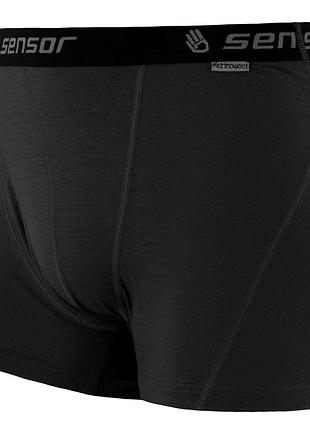 Термобілизна чоловіча sensor merino active чорна s мерино (883609)
