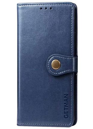 Чохол-книжка для zte blade v2020 smart синій штучна шкіра 15х7,5 см gallant (pu) (920158)