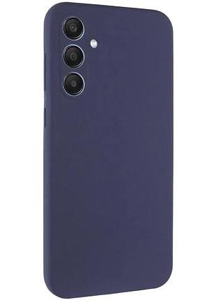 Чехол silicone cover full camera для samsung galaxy a55 силіконовий синій (928951)