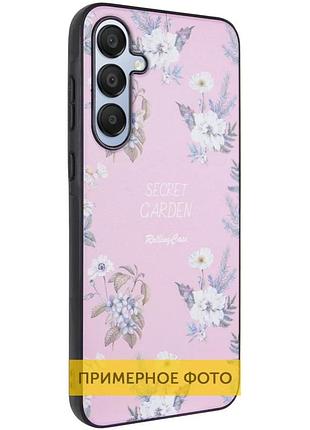 Tpu+pc чехол secret garden для xiaomi poco x6/note 13 pro 5g противоударный розовый (919346)