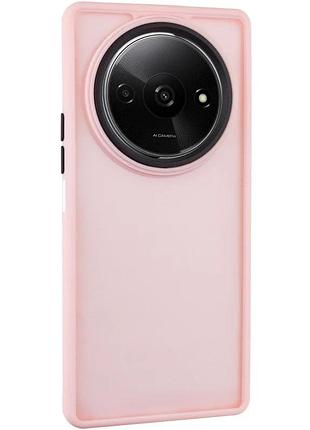 Чехол накладка противоударный epik tpu+pc lyon frosted для xiaomi redmi a3 розовый (914687)