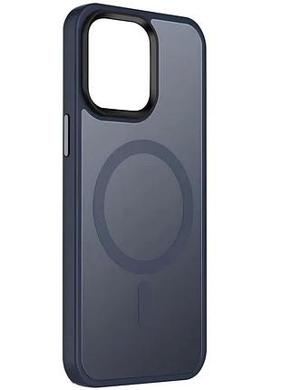 Чехол накладка ummi colorful для apple iphone 14 magsafe tpu пластик синий (929952)