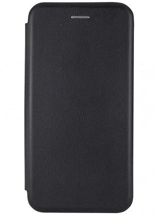 Чохол-книжка для samsung galaxy a20/a30 штучна шкіра чорний з підставкою 15,5х7,5 см (923942)