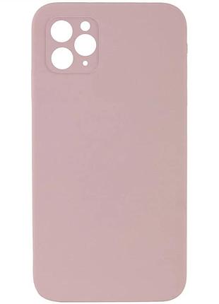 Чехол full camera для apple iphone 11 pro 5.8" силиконовый розовый pink sand (918614)