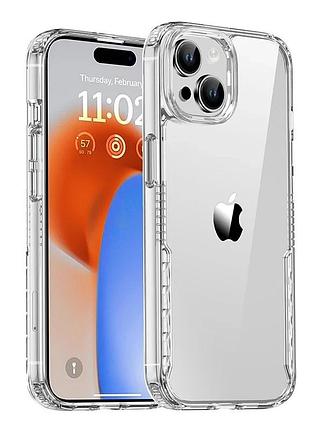 Чехол накладка для apple iphone 14 tpu + pc прозрачный 6.1" (923525)