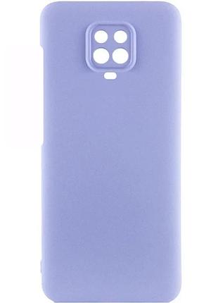 Чехол накладка lakshmi full camera для xiaomi redmi note 9s/note 9 pro/note 9 pro max силиконовый сиреневый (911665)