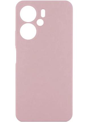 Чехол silicone cover full camera для xiaomi redmi 13c/poco c65/m6 5g силиконовый розовый (924684)