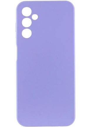 Чехол silicone cover full camera для samsung galaxy a05s силіконовий сиреневий (915721)