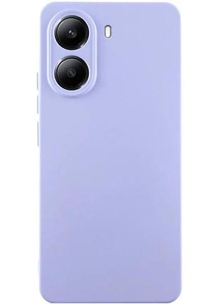 Чехол silicone cover full camera для xiaomi poco x7 pro силіконовий сиреневий (914896)