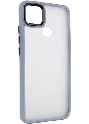 Чехол накладка противоударный для xiaomi redmi 9c tpu+pc 0,5 см сьерра блю (920520)