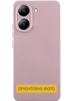 Чехол silicone cover full camera для xiaomi poco x6 pro силиконовый 0,5 см розовый (915071)