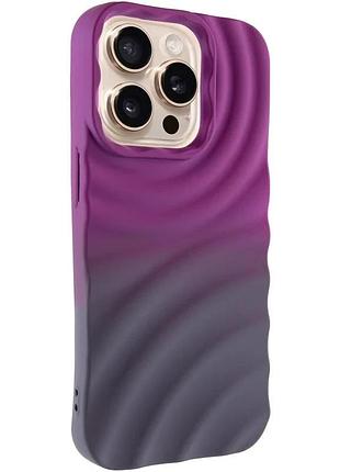 Чехол tpu colorwave для apple iphone 14 pro 6.1" силікон фіолетовий/сірий (923106)