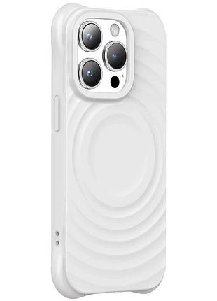 Чехол tpu orbit magsafe для iphone 14 pro max 6.7" білий (917596)