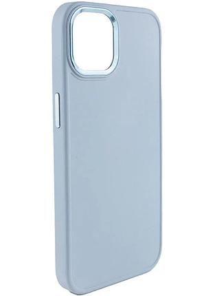 Tpu чехол для apple iphone 14 накладка mist blue tpu + силікон 6.1" (920249)