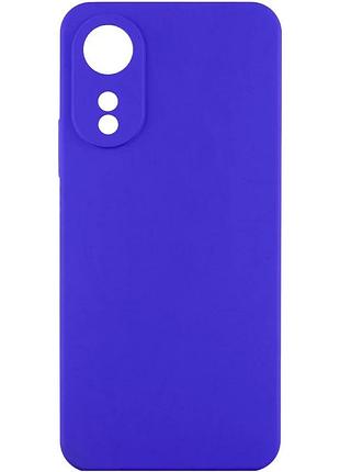 Чехол накладка full camera getman для oppo a78 4g tpu синий (929944)