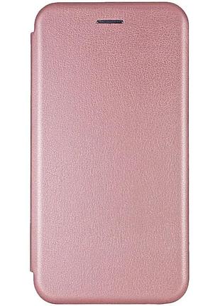 Чехол-книжка для oppo a60 4g 360 градусов искусственная кожа 14х7 см розовый золото (924834)