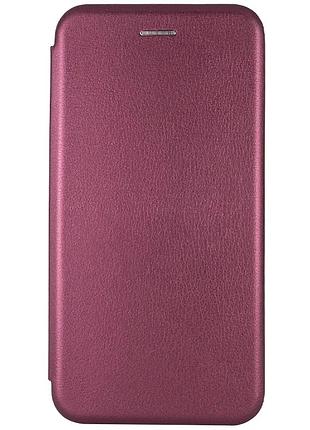 Чехол-книжка classy для samsung galaxy a27 экокожа бордовый с функцией подставки (931140)