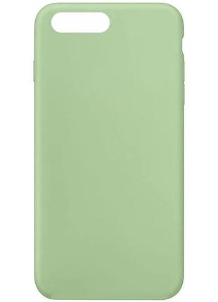 Чехол накладка для apple iphone 7 plus / 8 plus силіконовий зелений pistachio (929291)