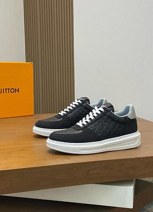 Louis vuitton кроссовки мужские кеды чёрные