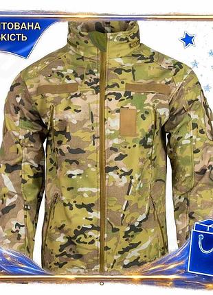 Демісезонна куртка softshell -10 +15 для захисту від дощу і снігу dm-11