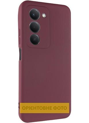 Чохол tpu getman liquid silk full camera для xiaomi redmi 15 4g (global) / 5g бордовий / marsala