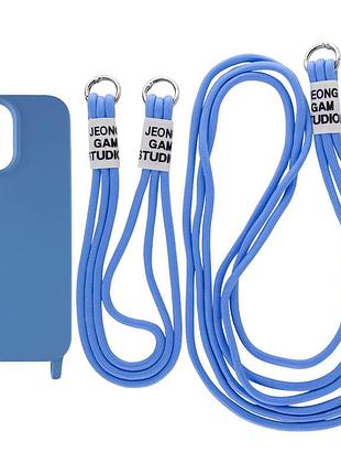 Чохол tpu two straps california для apple iphone 11 (6.1") синій / cosmos blue