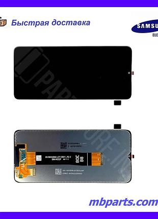 Дисплей samsung a022 а02 / m022 м02 / m127 m12 2021 (gh81-25250a), черный шлейф, rev. 2.2, сервисный оригинал (без рамки)