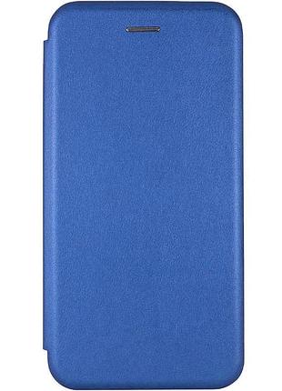 Шкіряний чохол-книжка classy для motorola edge 60 / 60 fusion синій