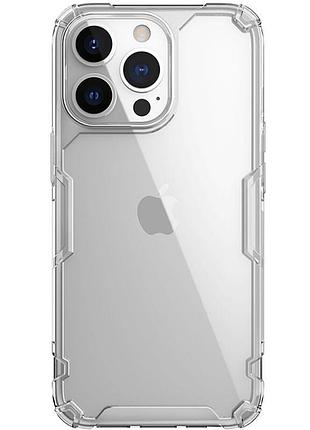 Tpu чехол nillkin nature pro series для apple iphone 13 pro (6.1") бесцветный (прозрачный)