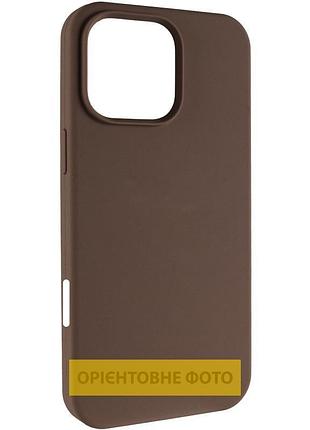 Чохол silk (aa) no logo with magnetic fit для apple iphone 17 pro (6.3") коричневий / brown