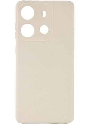 Силиконовый чехол candy full camera для tecno spark go 2023 бежевый / antique white