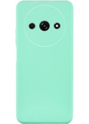 Силиконовый чехол candy full camera для xiaomi redmi a3 зеленый / menthol